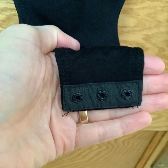 BARDOT Black Velvet Brocade Leopard Bodysuit - Picture 10 of 15